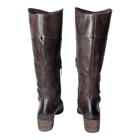 VINCE CAMUTO Bartina Tall Brown Leather Boot Size 8.5M - Picture 5 of 9